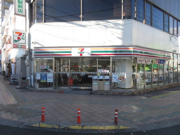 コンビニ　セブンイレブン藤枝駅前店（コンビニ）まで413m