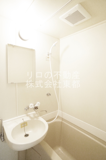 洗面設備　洗面ボウルと鏡もございます☆