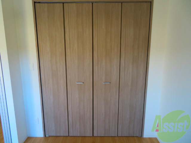 収納　収納はこちらのクローゼットになりますねー。