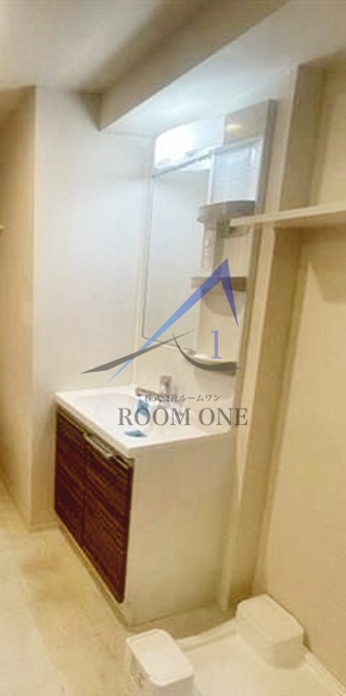 洗面設備　洗面台です。