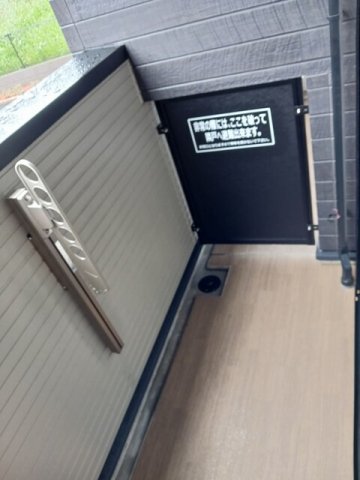 バルコニー　落ち着いた時間を過ごせるバルコニーです