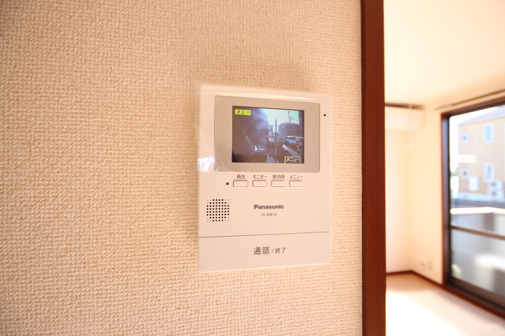 セキュリティ　安心のモニター付きインターホンです！