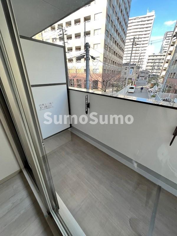 バルコニー　陽当たり良好なバルコニーです