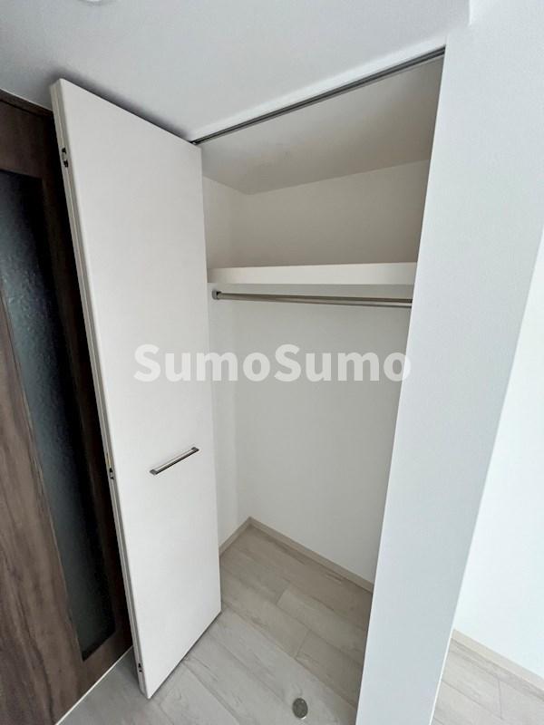 収納　たっぷりとした収納スペースです