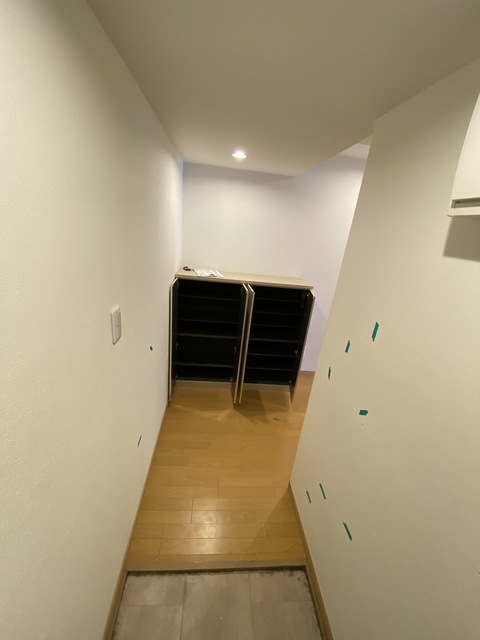 玄関　シューズボックス付きの玄関