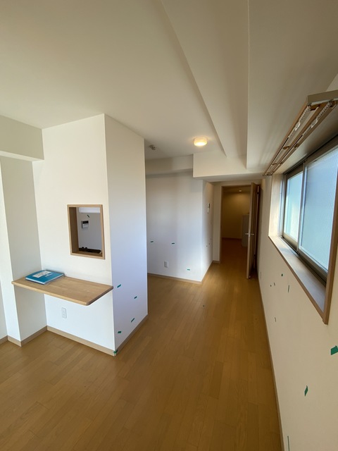 居室・リビング　カウンターキッチンでお洒落