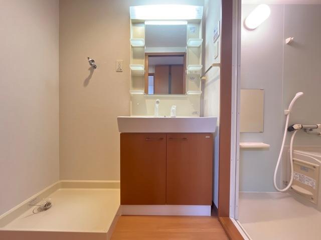 洗面設備　室内洗濯機置き場・洗髪洗面化粧台