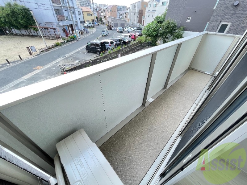 バルコニー　同仕様施工物件、実物とは異なります。