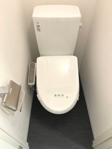 トイレ　ゆったりとした空間のトイレです