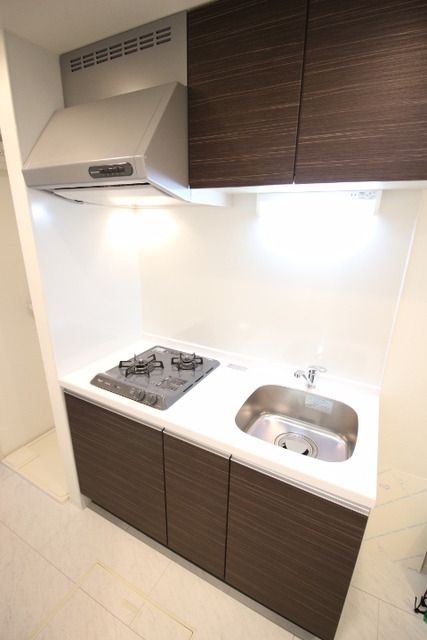 キッチン　2口ガスシステムキッチン