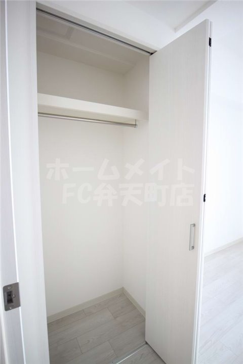 収納　たっぷりとした収納スペースです