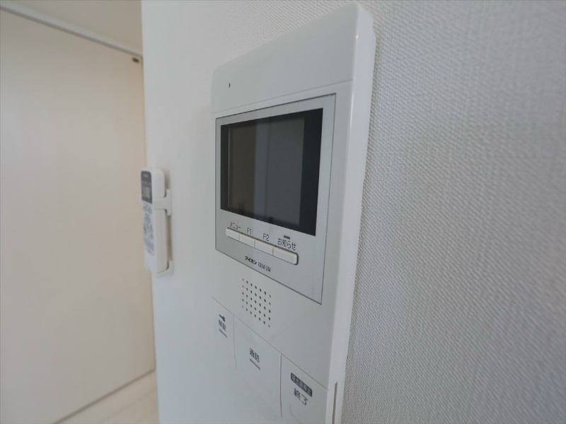 セキュリティ　TVモニター付インターホン　モデルルーム　イメージ写真