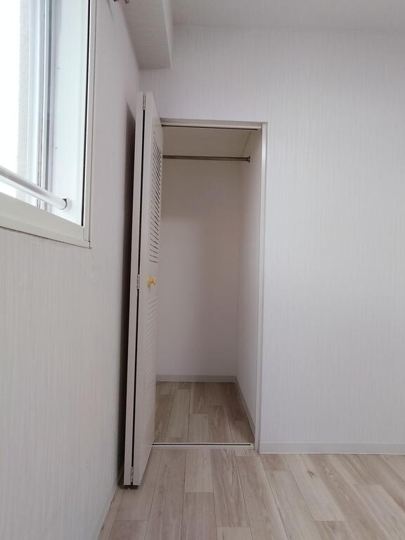 収納　衣類の収納に便利なクローゼットが付いています！