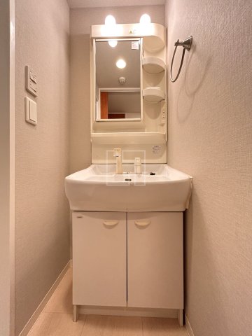 洗面設備　パークキューブ北浜　洗面所