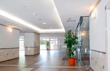 ロビー　清潔なロビーです