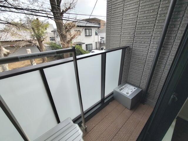 バルコニー　陽当たり良好なバルコニーです