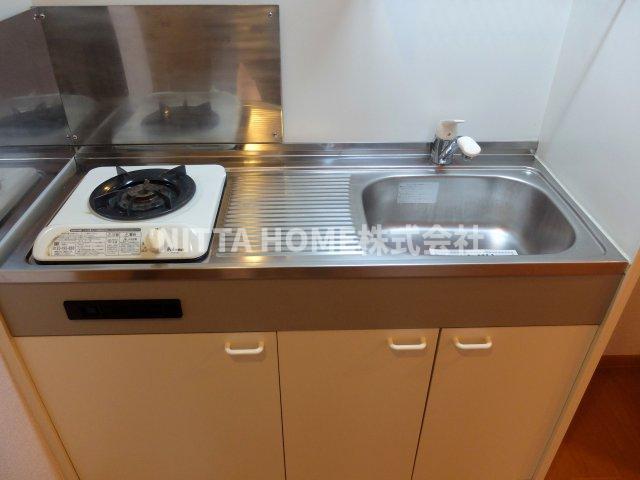 キッチン　嬉しいガスレンジ付キッチンです♪