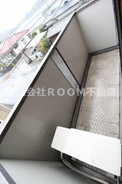 バルコニー　陽当たり良好なバルコニーです