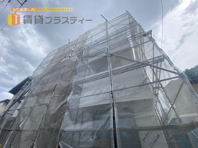 バルコニー　建築中写真です