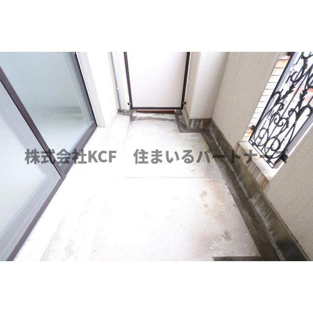 バルコニー　落ち着いた時間を過ごせるバルコニーです