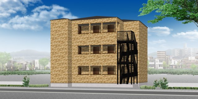 建物外観　※パース