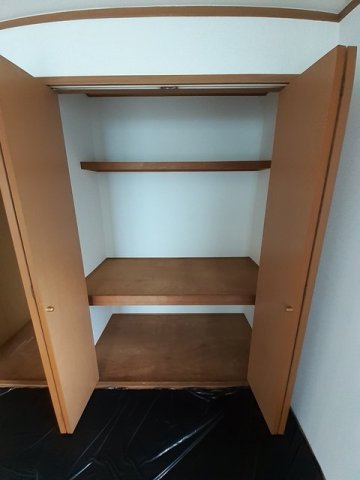 収納　たっぷりとした収納スペースです