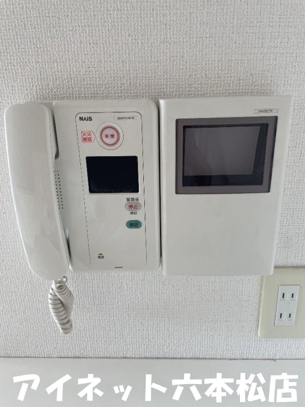 セキュリティ　モニター付きで安心です。
