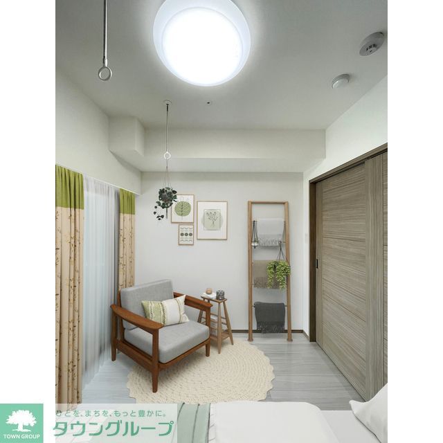居室・リビング　家具・調度品等はCG加工です。実際の賃貸住居には含まれません