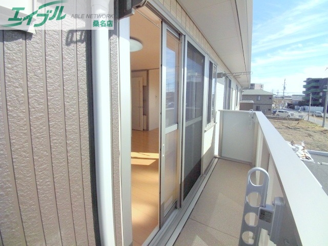 バルコニー　別部屋反転画像参考