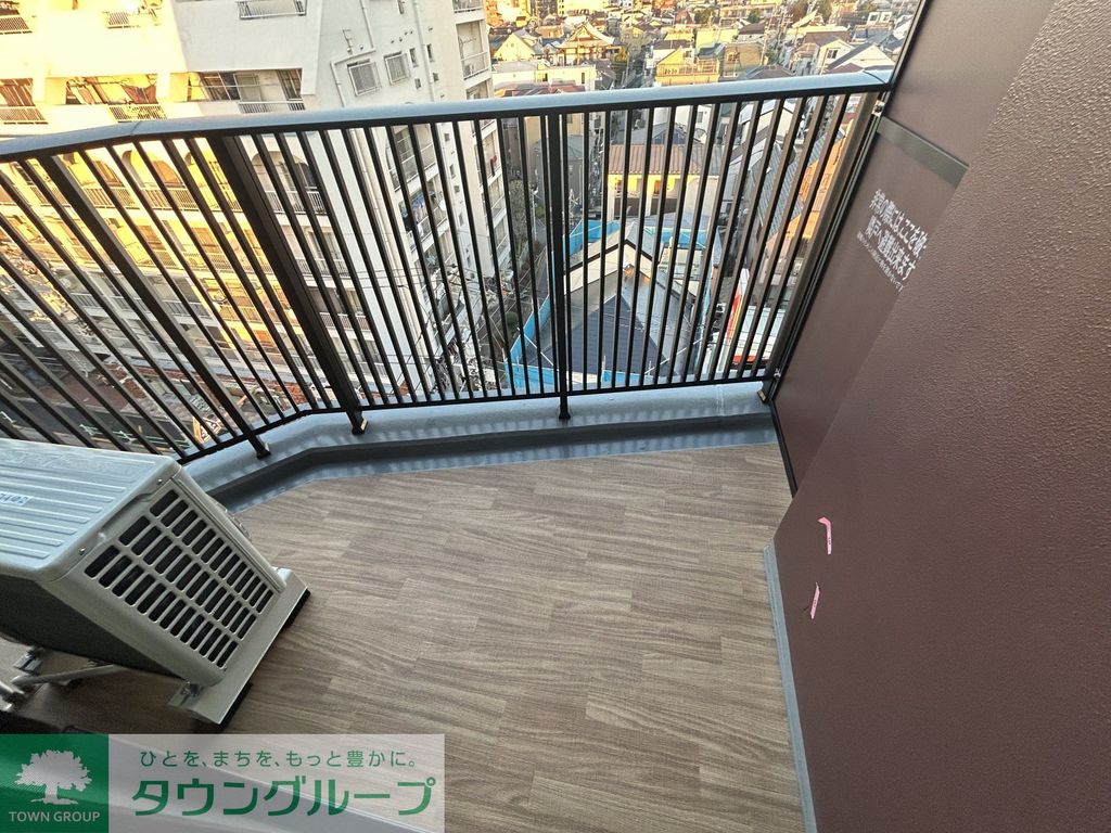 バルコニー　庭