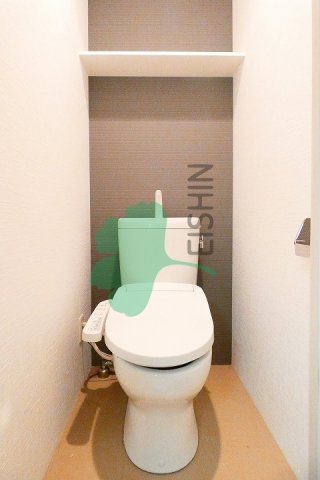 トイレ　清潔感のあるトイレです。