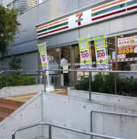 コンビニ　セブンイレブン芝浦4丁目店（コンビニ）まで442m