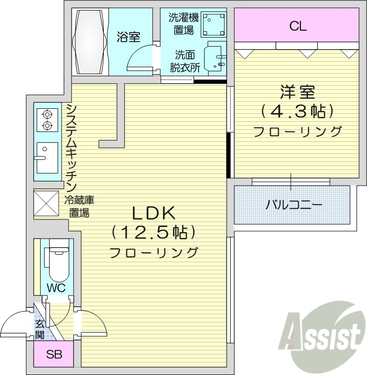 プレジオS11の間取り写真