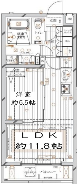 レガリス馬込パークサイドの間取り写真