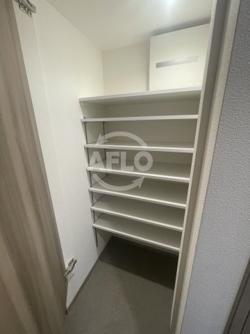 収納　レオンヴァリエ長堀通　シューズインクローゼット