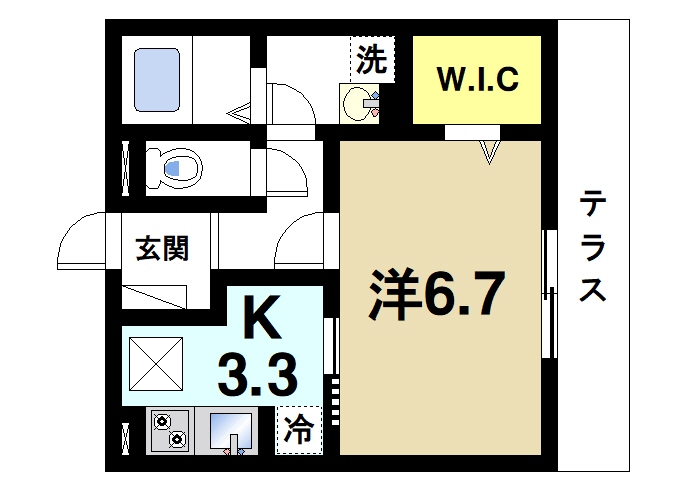 1K Apartment in Nara, Nara — photo 2 of 3