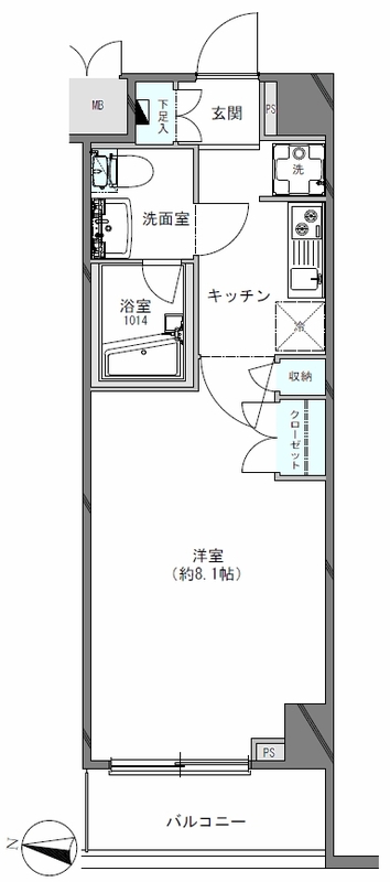 センチュリー三鷹井口弐番館の間取り写真