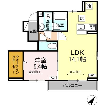 プラゼールの間取り写真