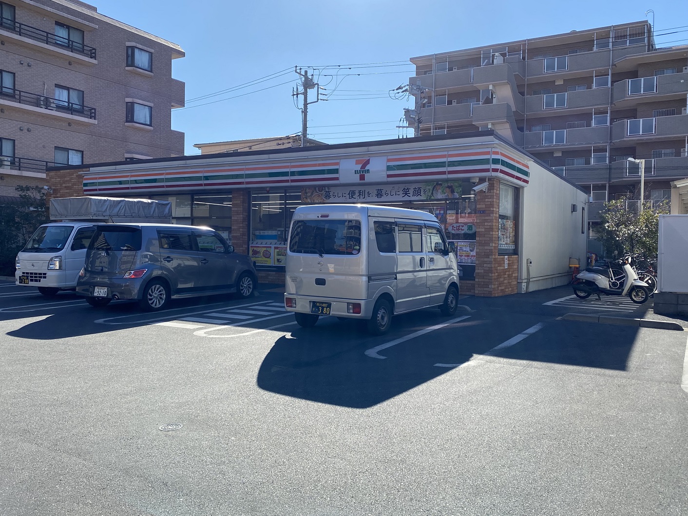 コンビニ　セブンイレブン市川妙典2丁目店（コンビニ）まで621m