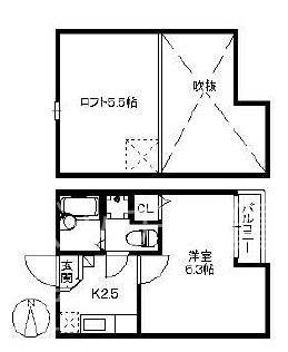 ポラリスCozy博多駅の間取り写真