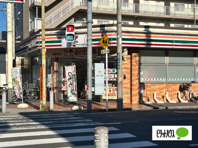 コンビニ　セブンイレブン川口栄町１丁目店（コンビニ）まで192m