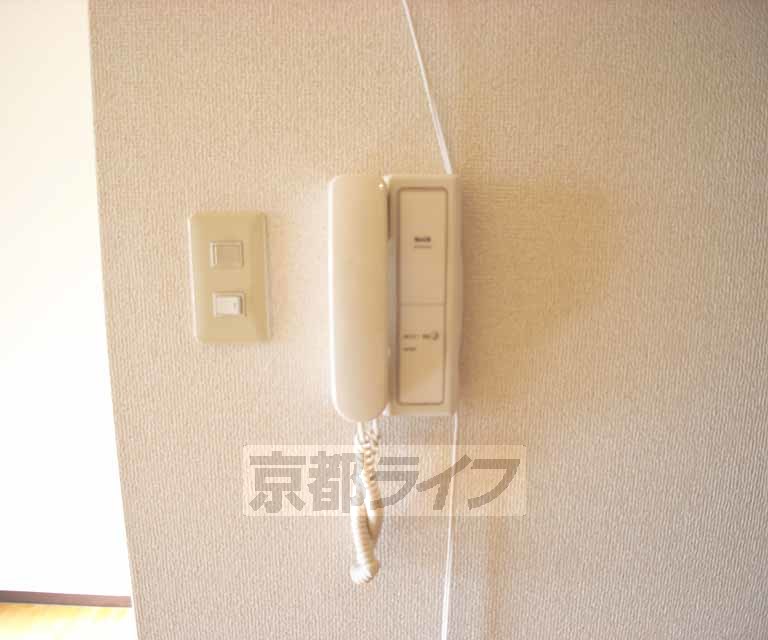 セキュリティ　来客も安心です。