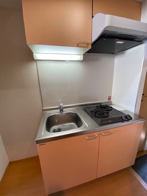 キッチン　自炊もしっかりできる２口コンロ☆