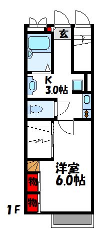 レオパレス空港南IIの間取り