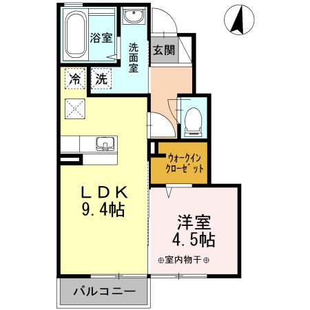 コスモ吹上　Ｂの間取り