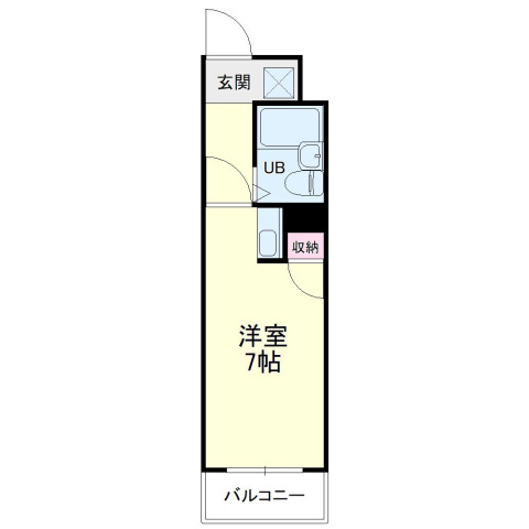 城北シティハイツの間取り