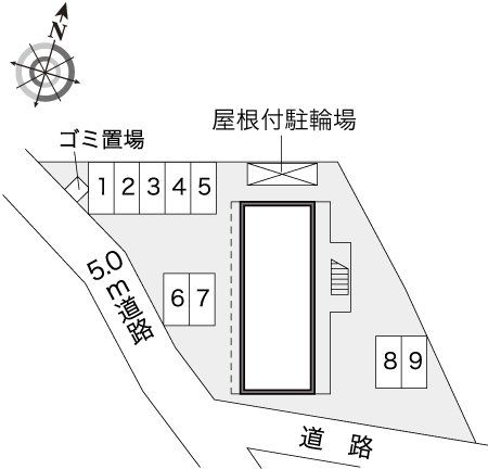 【レオパレス東の駐車場】