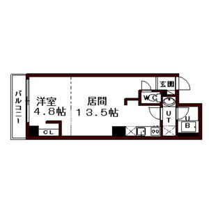 札幌市中央区南三条東のマンションの間取り