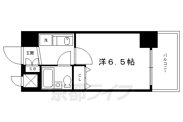 【京都市下京区植松町のマンションの間取り】