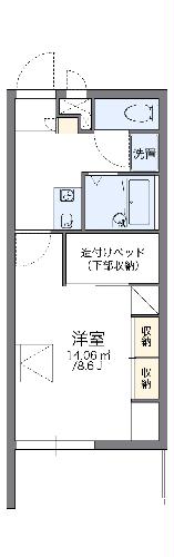 レオパレスＨＫスクエアの間取り